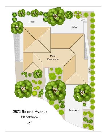2872 Roland Avenue, San Carlos, CA 94070