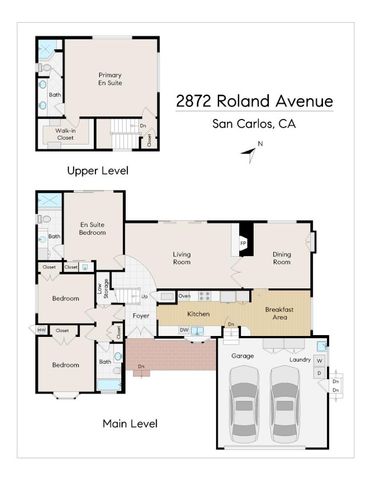 2872 Roland Avenue, San Carlos, CA 94070