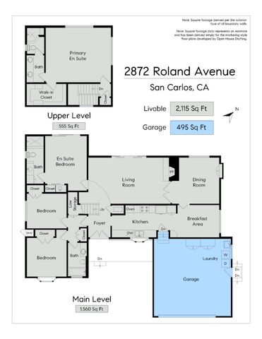 2872 Roland Avenue, San Carlos, CA 94070