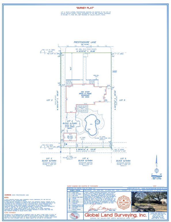 6034 Prestonshire Lane, Dallas, TX 75225