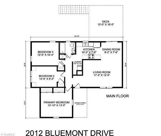 2012 Bluemont Drive, Greensboro, NC 27408