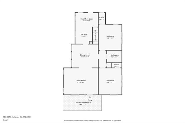 1805 E 67th Street, Kansas City, MO 64132