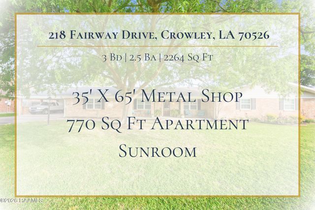 218 Fairway Drive, Crowley, LA 70526