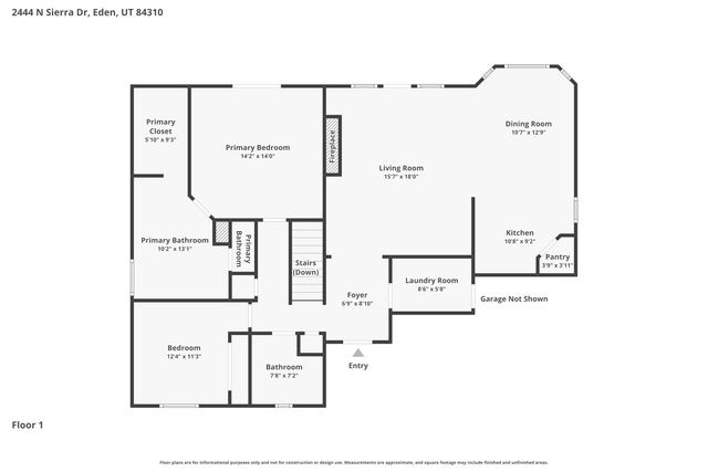 2444 N SIERRA DR, Eden, UT 84310