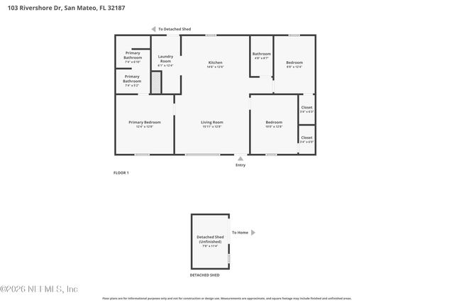 103 RIVERSHORE Drive, San Mateo, FL 32187