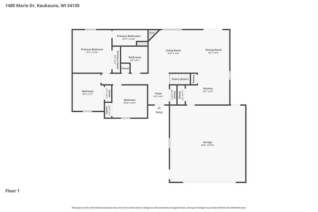 1480 MARIE DRIVE, Kaukauna, WI 54130