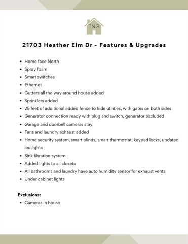 21703 Heather Elm Drive, Cypress, TX 77433