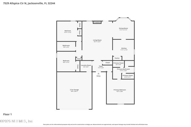 7529 ALLSPICE Circle N, Jacksonville, FL 32244