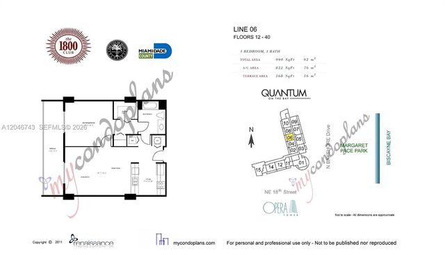 1800 N Bayshore Drive 4106, Miami, FL 33132