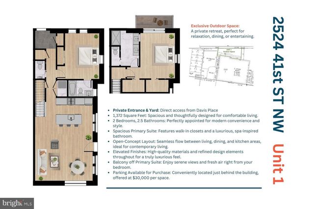 2524 41ST ST NW #1, Washington, DC 20007