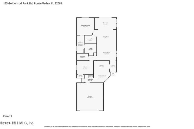 163 GOLDENROD PARK Road, Ponte Vedra, FL 32081