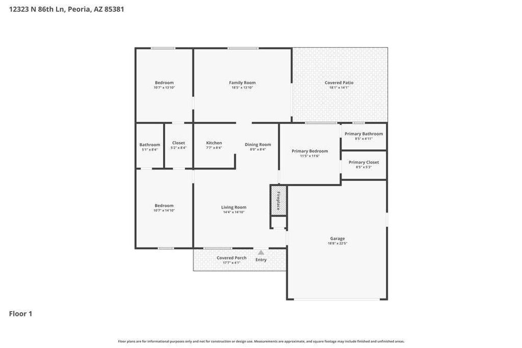 12323 N 86th Lane, Peoria, AZ 85381
