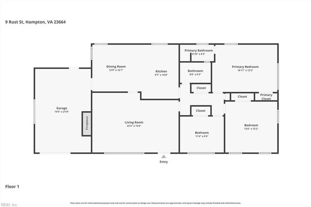 9 Rust ST, Hampton, VA 23664