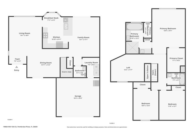 19064 NW 13th Street, Pembroke Pines, FL 33029