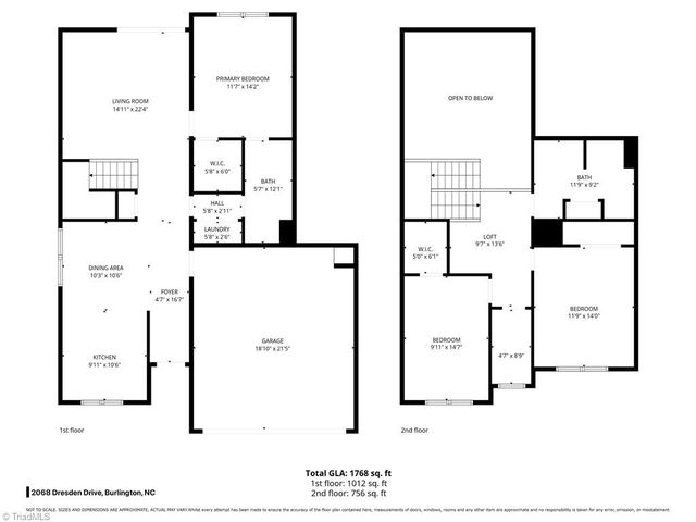 2068 Dresden Drive, Burlington, NC 27217