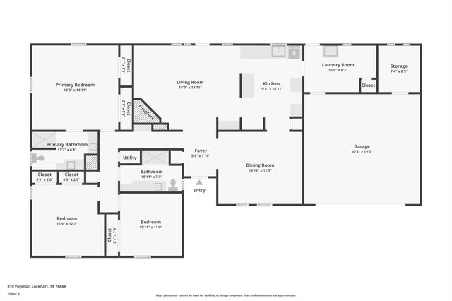 810 Vogel DR, Lockhart, TX 78644