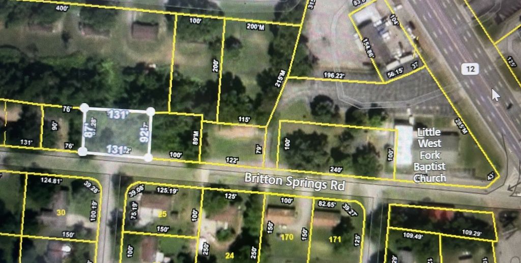 0 Britton Springs, E, Clarksville, TN 37042