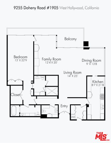 9255 Doheny Road 1905, West Hollywood, CA 90069