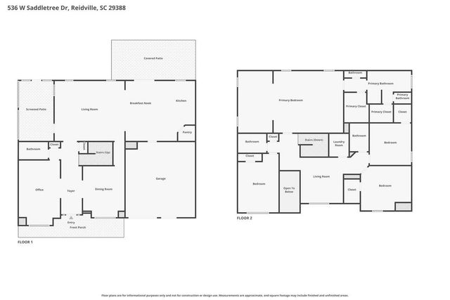 536 W Saddletree Drive, Reidville, SC 29388