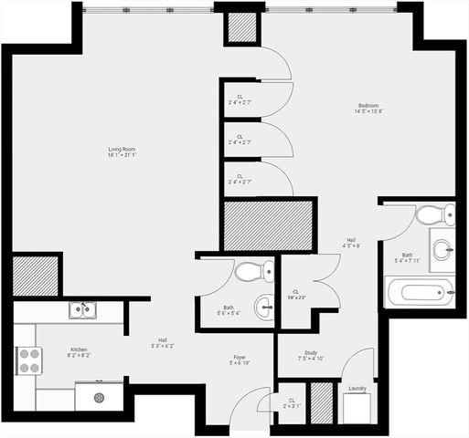 2 Avery Street 36F, Boston, MA 02111