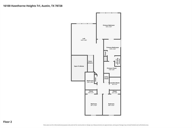 16100 Hawthorne Heights TRL, Austin, TX 78728