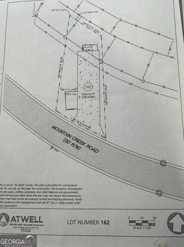 456 Mountain Creek Road LOT 162, Blairsville, GA 30512