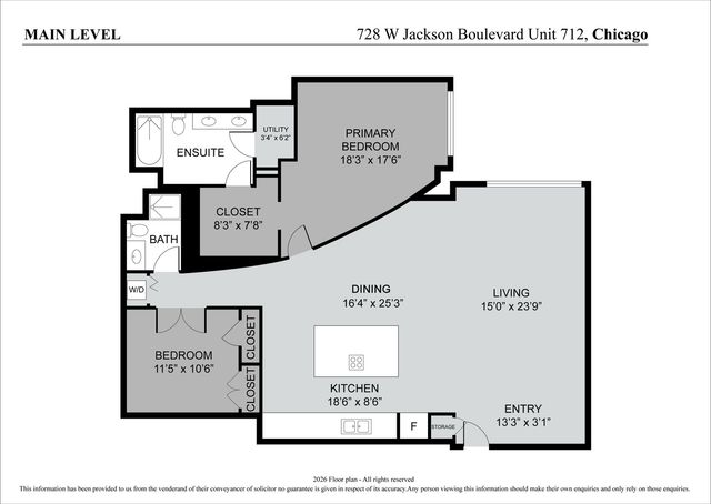 728 W Jackson Boulevard 712, Chicago, IL 60661