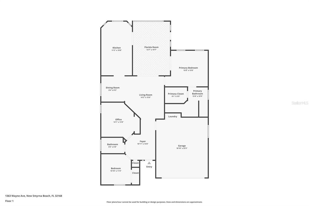 Image 6 of property listing at 1363 WAYNE AVENUE, New Smyrna Beach, FL 32168