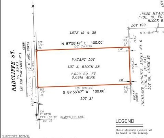 0 Radcliffe Street, Houston, TX 77091