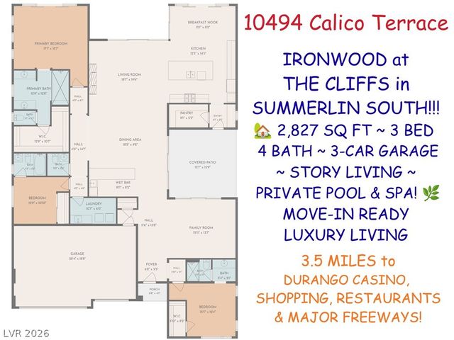 10494 Calico Terrace Avenue, Las Vegas, NV 89135