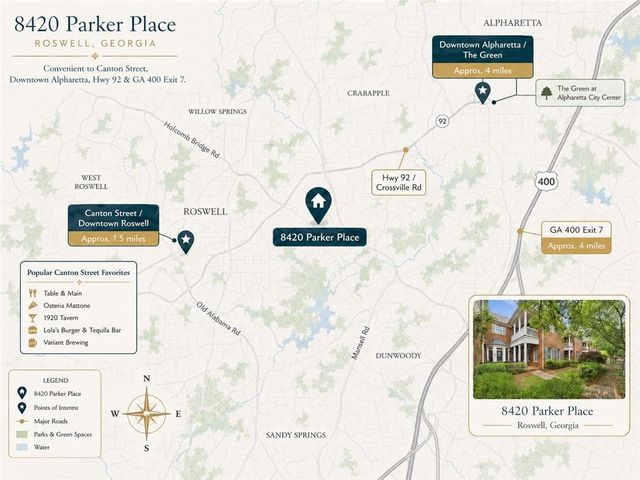 8420 Parker Place, Roswell, GA 30076