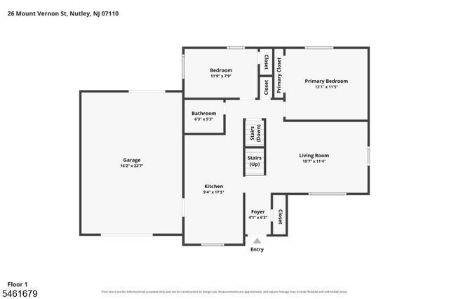 26 Mount Vernon St, Nutley Twp., NJ 07110