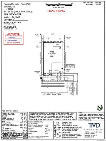 14797 W GRAY FOX Trail, Surprise, AZ 85387