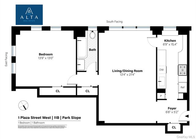 1 Plaza Street W 11B, Brooklyn, NY 11217