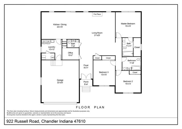 922 Russell Road, Chandler, IN 47610