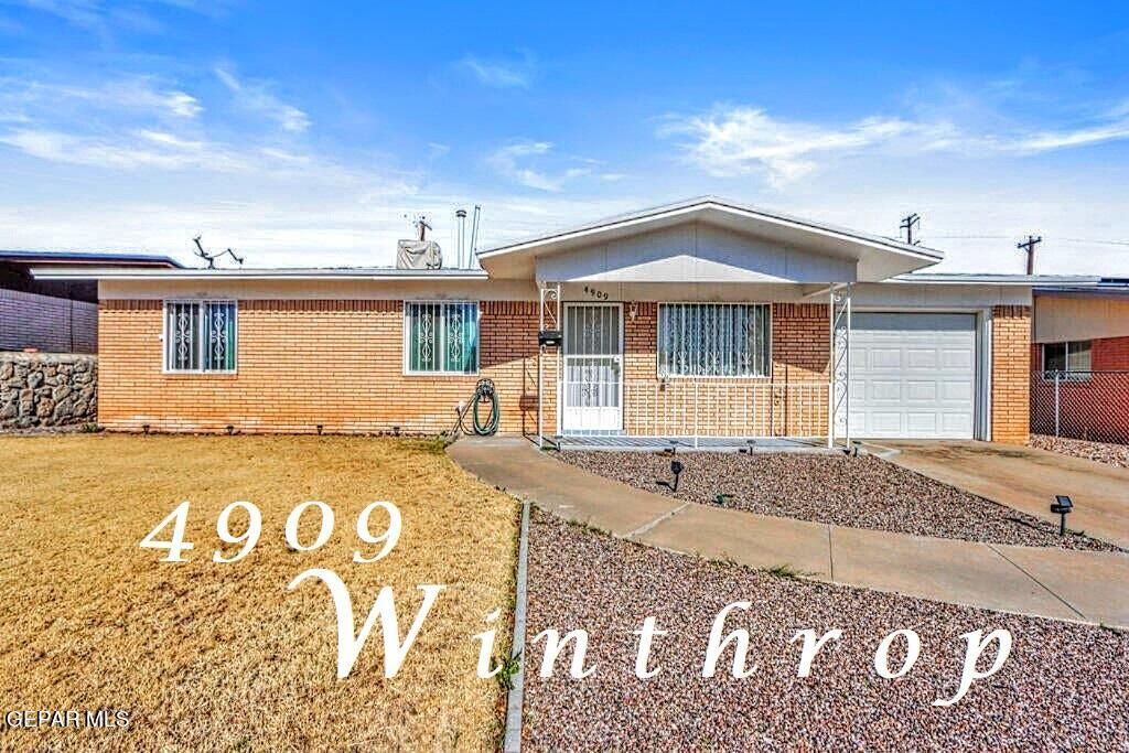 4909 WINTHROP Drive, El Paso, TX 79924
