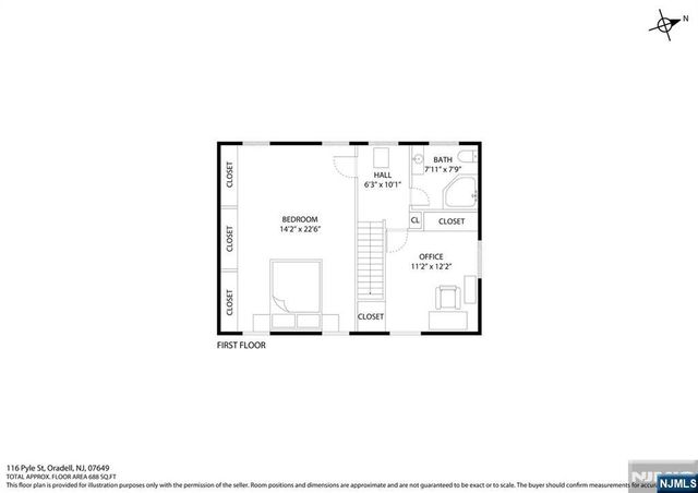 116 Pyle Street, Oradell, NJ 07649
