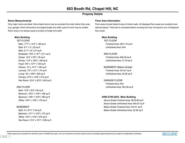 603 Booth Road, Chapel Hill, NC 27516