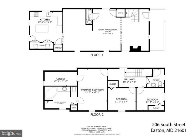 206 SOUTH ST, Easton, MD 21601