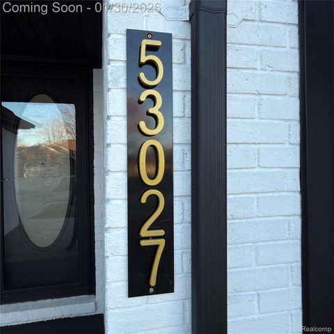 53027 Gregory Drive, Macomb Township, MI 48042