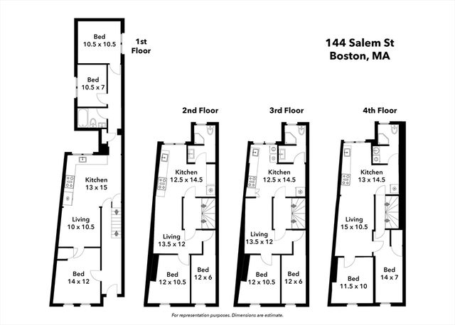 144-144A Salem St, Boston, MA 02113