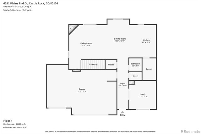6031 Plains End Court, Castle Rock, CO 80104