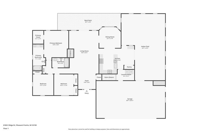 8108 East Ridge DRIVE, Pleasant Prairie, WI 53158