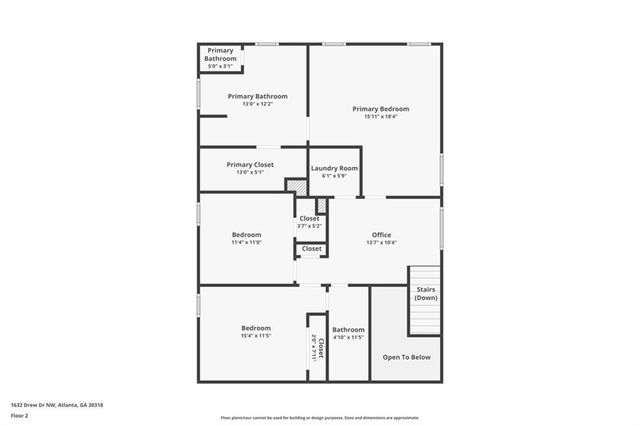 1632 Drew NW Drive, Atlanta, GA 30318