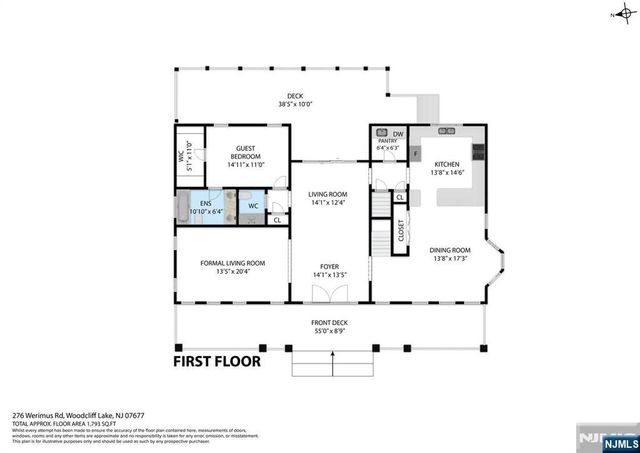 276 Werimus Road, Woodcliff Lake, NJ 07677