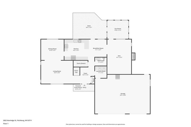 2832 Marledge Street, Fitchburg, WI 53711