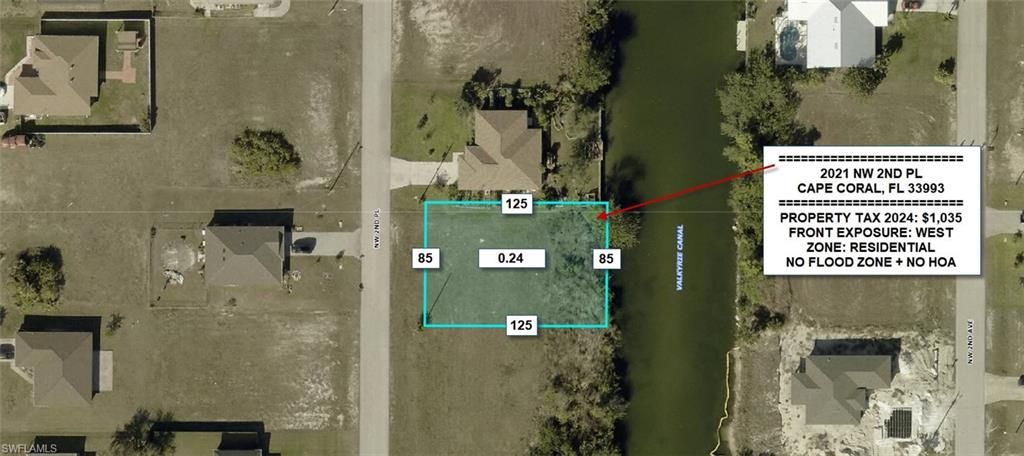 2021 NW 2nd PL, CAPE CORAL, FL 33993 — exterior