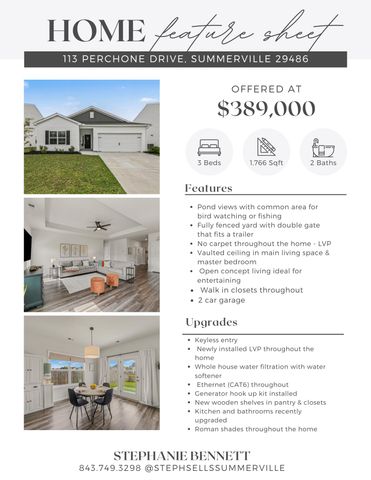 113 Percheron Drive, Summerville, SC 29486