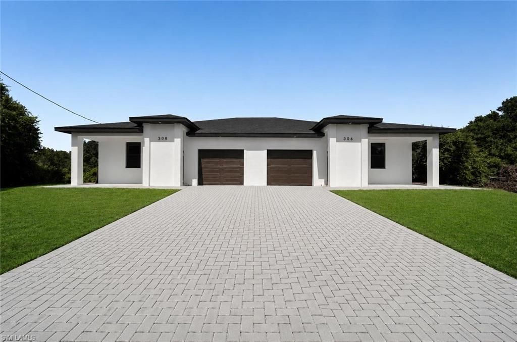 306 / 308 Bell BLVD S, LEHIGH ACRES, FL 33974 — exterior