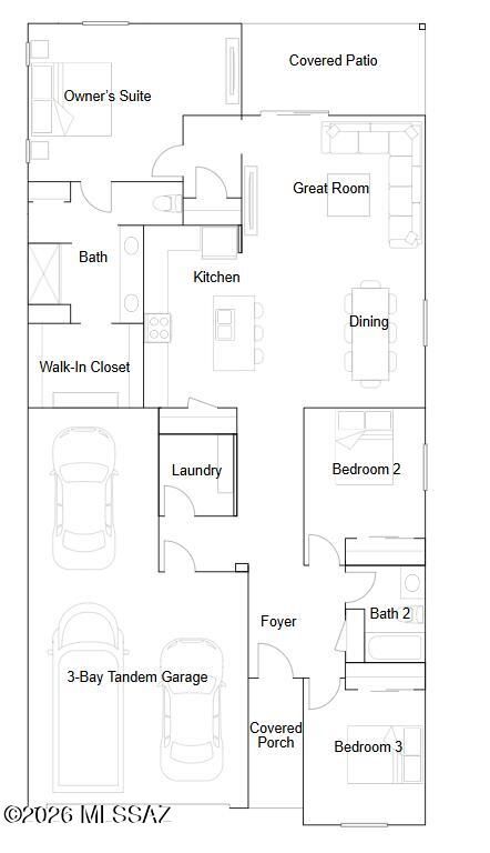 9668 W Gilded Street, Marana, AZ 85658